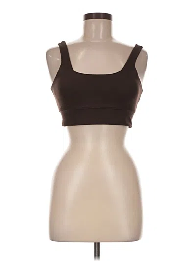 Pre-owned Varley Sports Bra In Brown