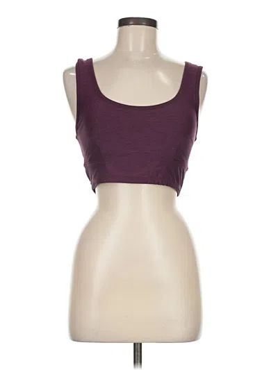 Pre-owned Varley Sports Bra In Burgundy