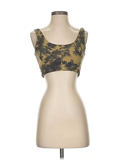 Pre-owned Varley Sports Bra In Gold