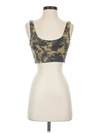 Pre-owned Varley Sports Bra In Gold