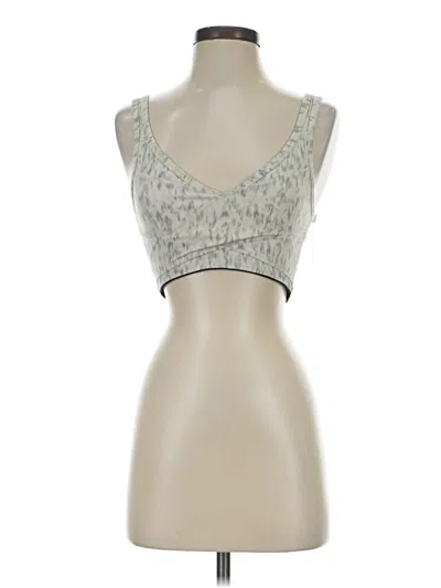 Pre-owned Varley Sports Bra In Silver