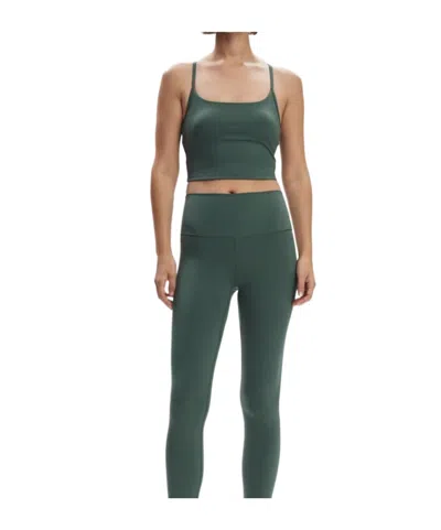 Varley Square Neck Sports Vest In Green