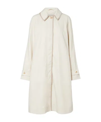 Varley Stamford Twill Car Coat In White