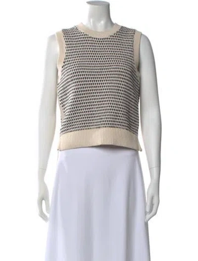 Pre-owned Varley Striped Crew Neck Sweater In Multi