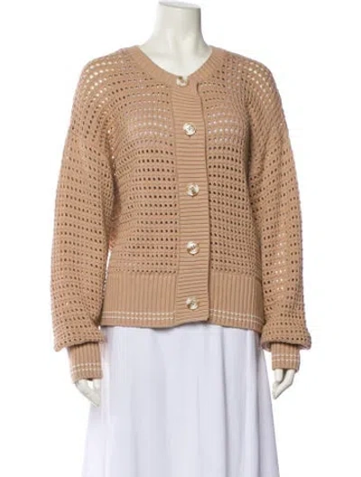Pre-owned Varley Striped Jacket In Neutral