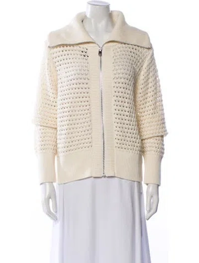 Pre-owned Varley Striped Jacket W/ Tags In Neutral