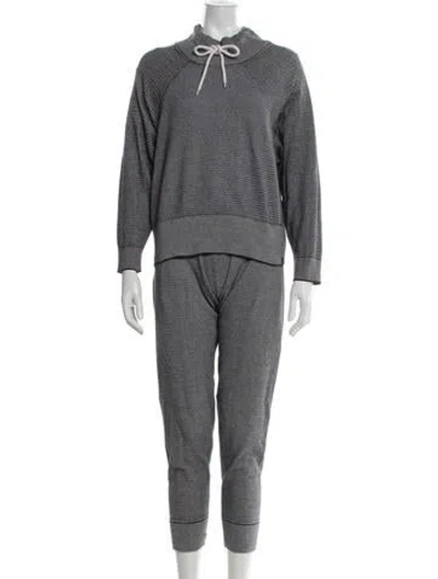 Pre-owned Varley Striped Pant Set In Multicolor