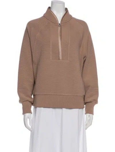 Pre-owned Varley Striped Performance Jacket In Neutral