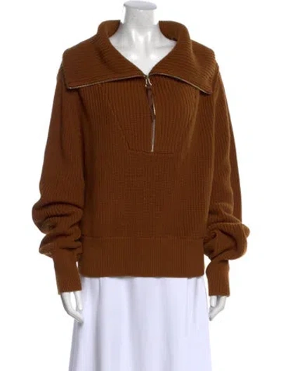 Pre-owned Varley Sweater In Brown