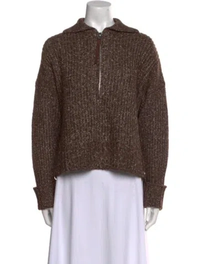Pre-owned Varley Sweater In Brown