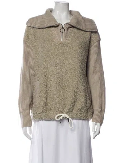 Pre-owned Varley Sweater In Neutral
