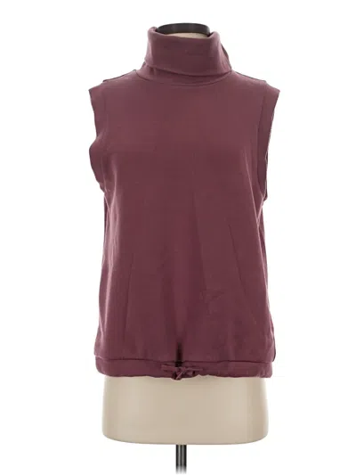 Pre-owned Varley Sweater Vest In Burgundy