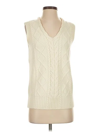 Pre-owned Varley Sweater Vest In White
