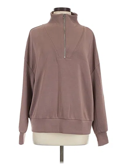 Pre-owned Varley Sweatshirt In Brown