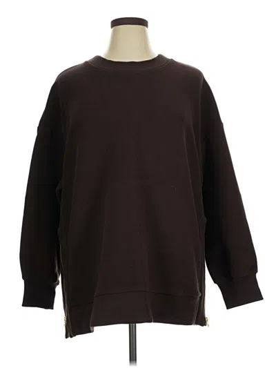 Pre-owned Varley Sweatshirt In Brown
