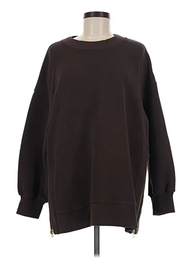 Pre-owned Varley Sweatshirt In Brown