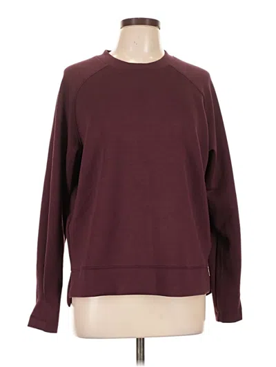 Pre-owned Varley Sweatshirt In Burgundy