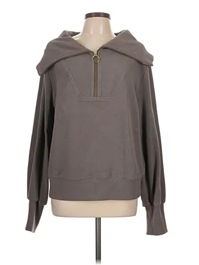 Pre-owned Varley Sweatshirt In Gray