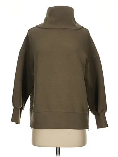 Pre-owned Varley Sweatshirt In Green