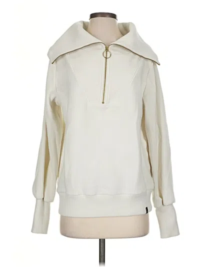 Pre-owned Varley Sweatshirt In Ivory