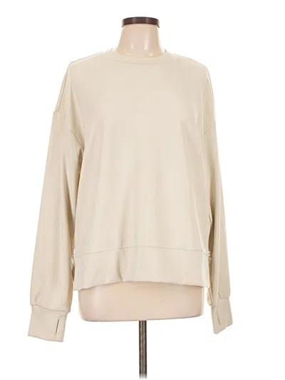 Pre-owned Varley Sweatshirt In Tan