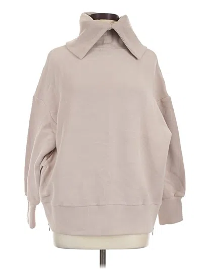 Pre-owned Varley Sweatshirt In Tan