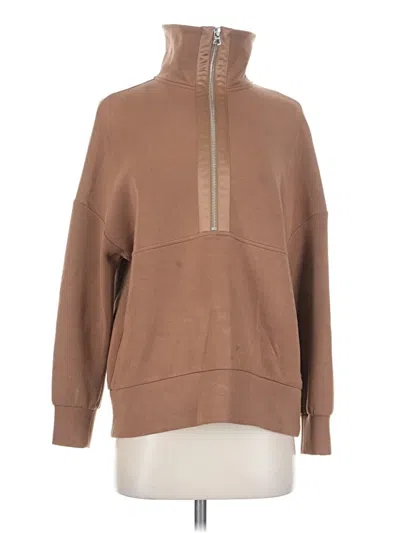 Pre-owned Varley Sweatshirt In Tan