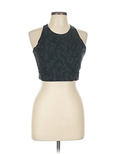 Pre-owned Varley Tank Top Black Halter Neckline Tops