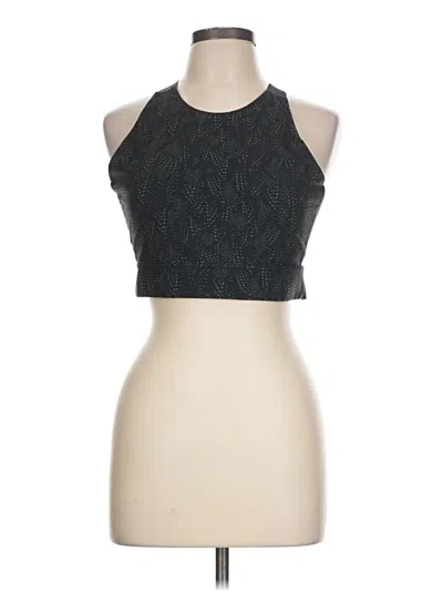 Pre-owned Varley Tank Top Black Halter Neckline Tops