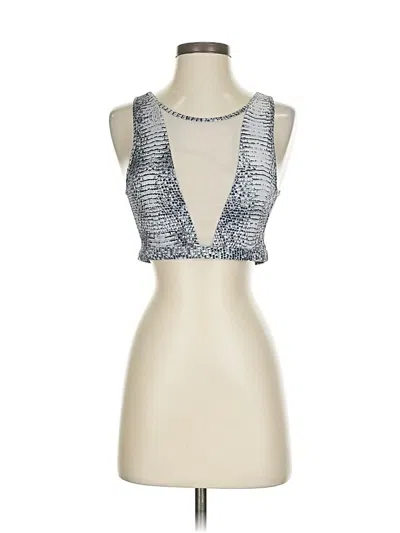 Pre-owned Varley Tank Top Black Halter Neckline Tops