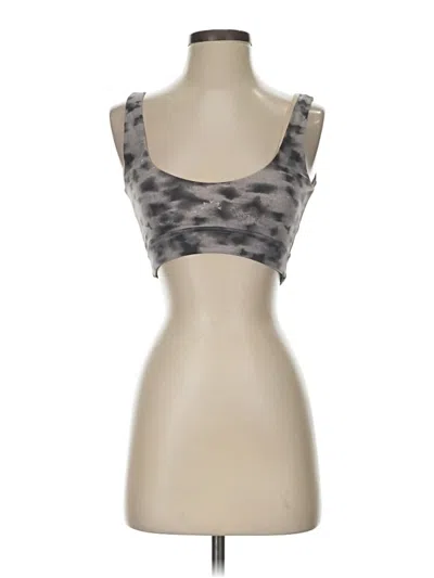 Pre-owned Varley Tank Top Gray Strapless Neckline Tops