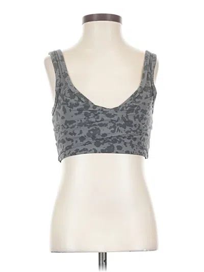 Pre-owned Varley Tank Top Gray Sweetheart Neckline Tops