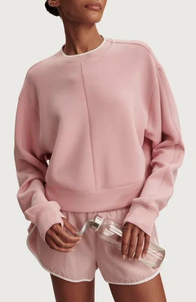 Varley Tasmin Cropped Sweatshirt In Pink