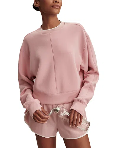 Varley Tasmin Cropped Sweatshirt In Pink