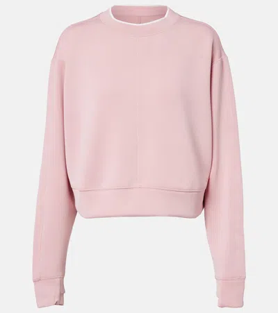 Varley Tasmin Cropped Sweater In Pink