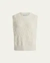 Varley Teller Longline Knit Tank Top In Birch