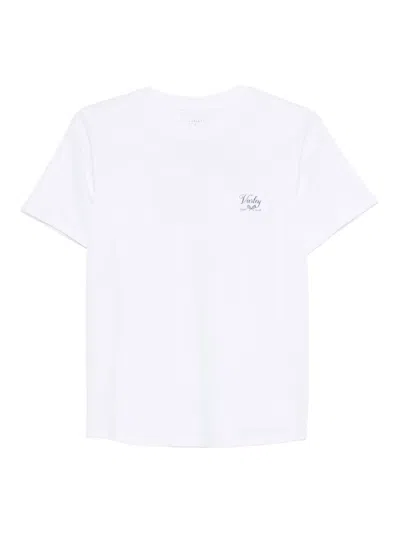 Varley Tennis-print T-shirt In White