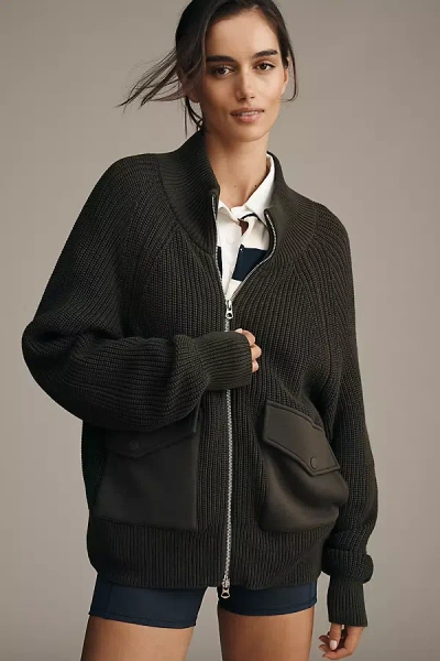Varley Tessa Knit Jacket In Black