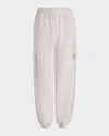 Varley The Cargo Pants 27.5 Ivory Marl In Ivory Marl