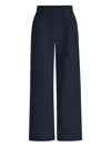 Varley The Extra Elasticated-waistband Palazzo Pants In Blue