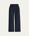 Varley The Extra Elasticated-waistband Palazzo Pants In Blue