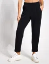Varley Alana Slim Tapered Cuff Pants In Black