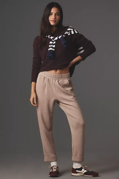 Varley The Rolled Cuff Pants In Beige