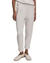 Varley The Rolled Cuff Pants In Ivory Marl