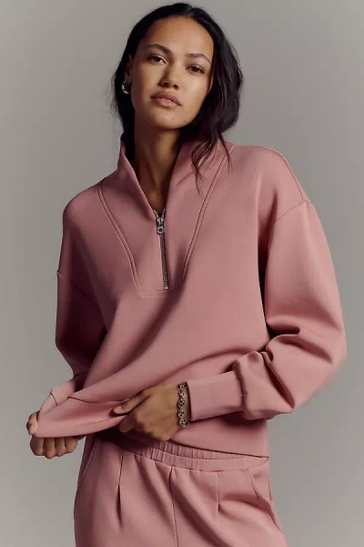 Varley The Rolled Cuff Pants In Pink