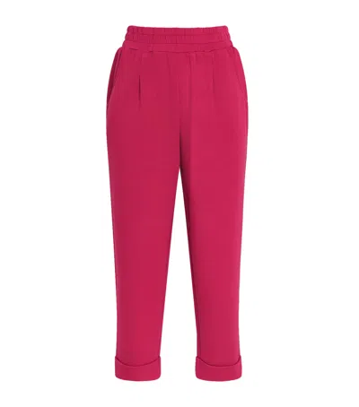 Varley The Rolled Cuff Sweatpants In Pink