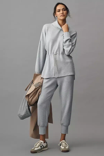 Varley Yaya Sweat Pants Harbor Mist Grey In Blue