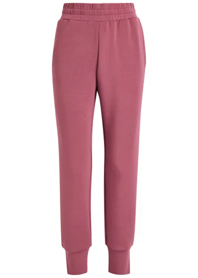 Varley The Slim Cuff 27.5 Stretch-jersey Sweatpants In Pink