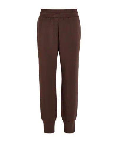 Varley The Slim Cuff 27.5 Tapered-leg Jersey Sweatpants In Burgundy