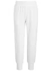 Varley The Slim Cuff Pant 27.5 Stretch-jersey Sweatpants In White